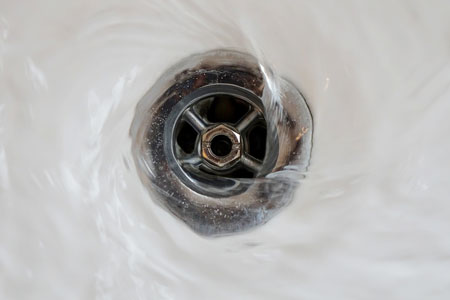 bathroom sink after a successful drain cleaning in Concord, California